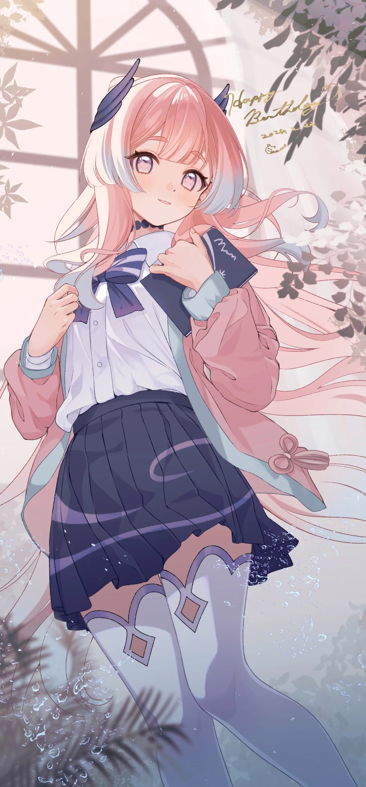 Mobile background image of the blog