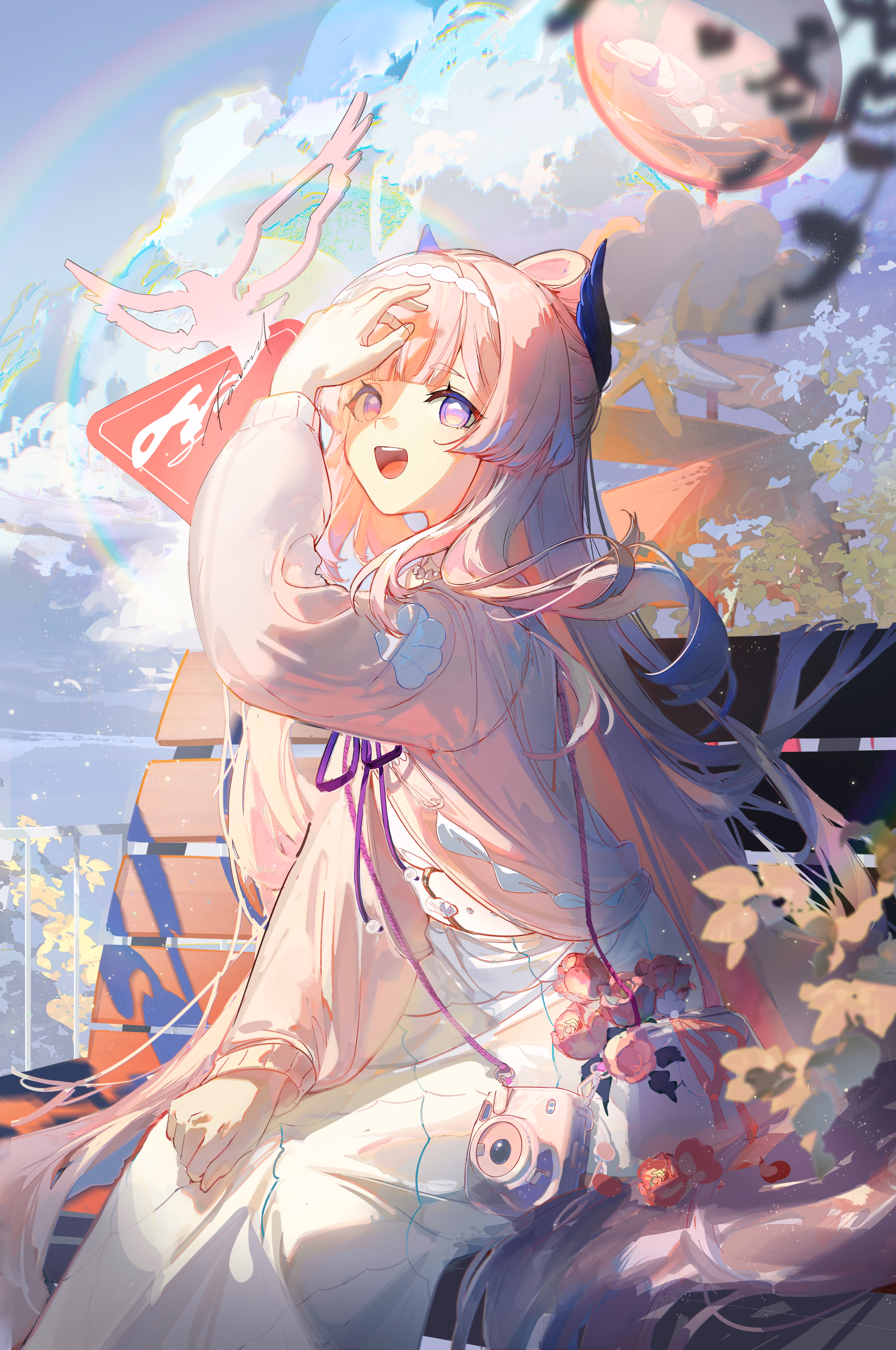 Mobile background image of the blog