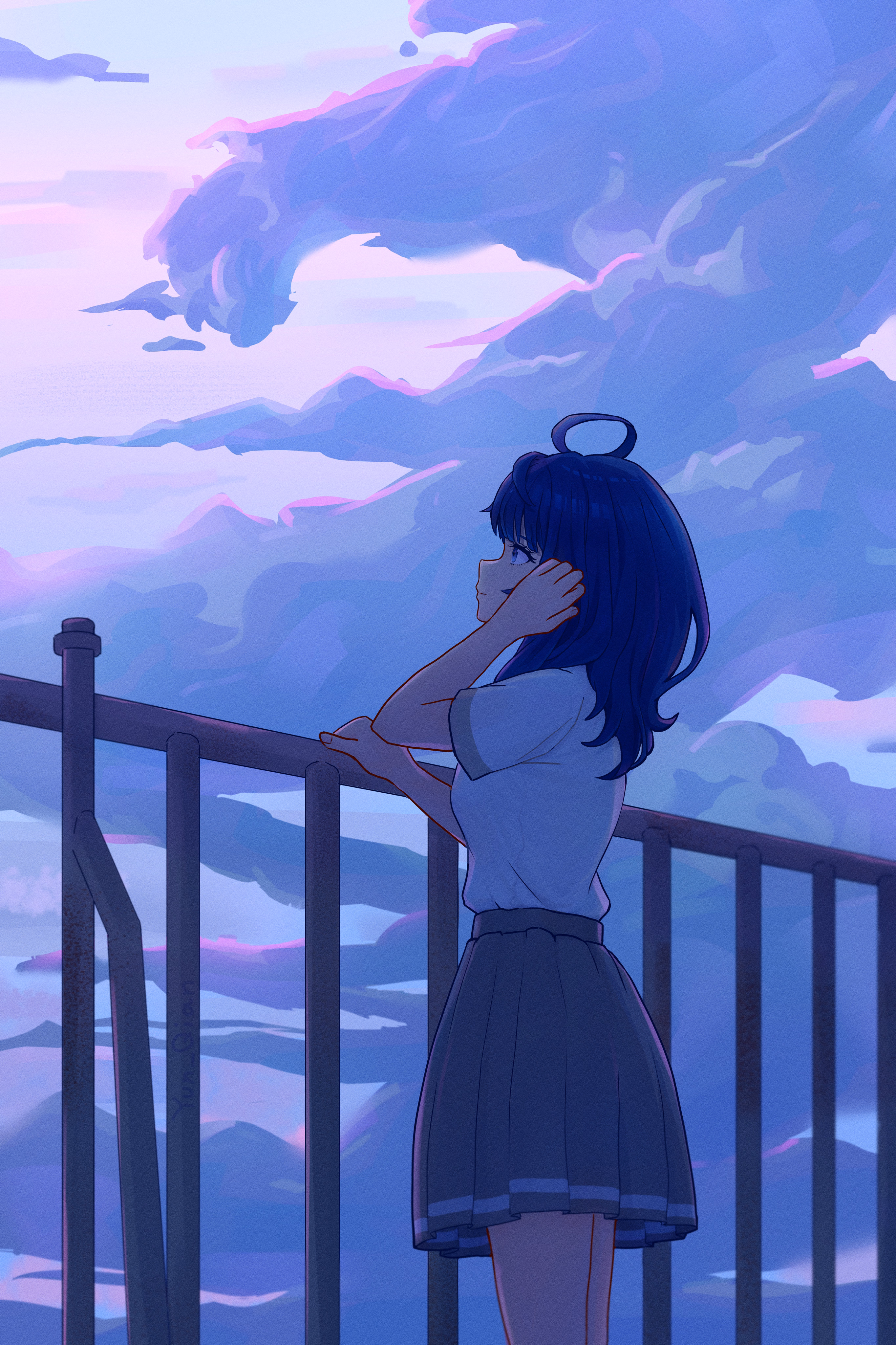 Mobile background image of the blog